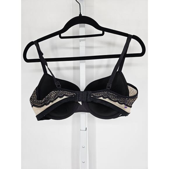 Maidenform Womens Sz 38D Classic T Shirt Bra Lightly Lined Solid Black SN6660 - Picture 3 of 4